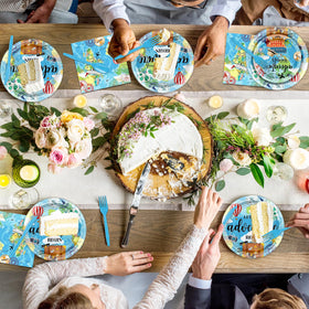Avezano Bon Voyage plastic cutlery set for 24 guests