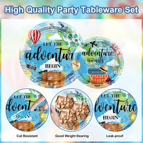Avezano Bon Voyage 6.5-inch napkins ready for spills and celebration moments