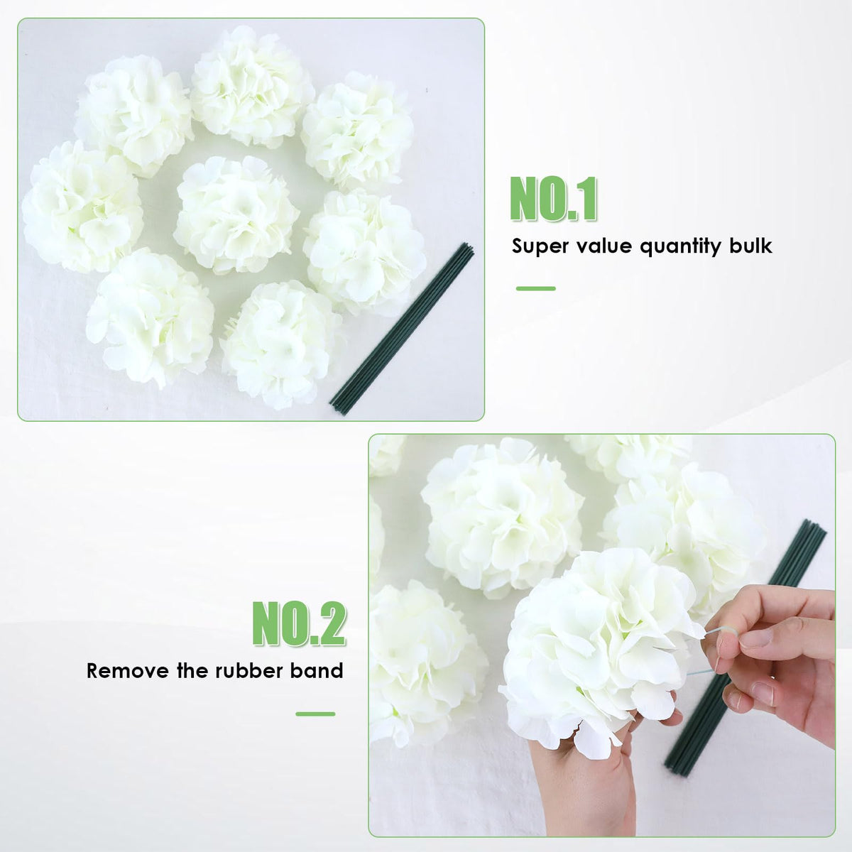 AVIVIHO hydrangea petal texture detail for premium look