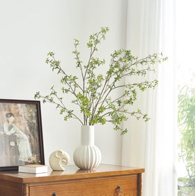 Avoeco realistic leaf branches for corner accents and shelves