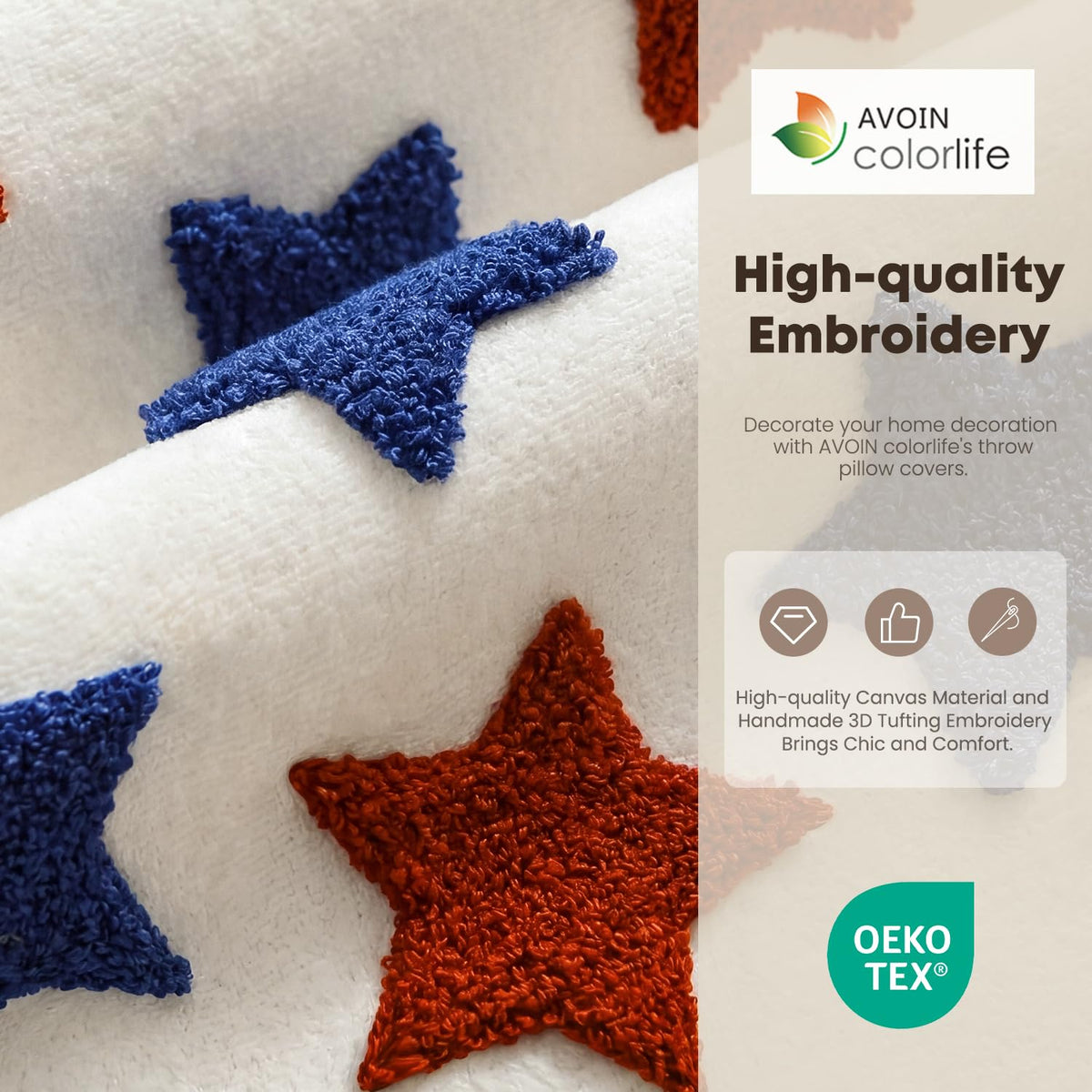 AVOIN colorlife linen texture adds a soft premium feel and festive ambience
