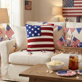 AVOIN colorlife tufted pattern linen look cushion cover texture