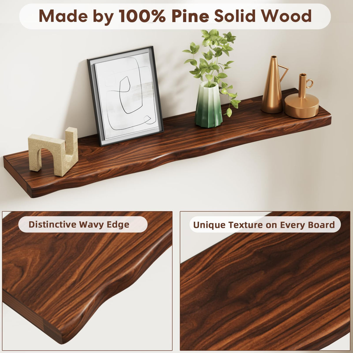 Avytronx moisture-resistant finish protects kitchen shelves from humidity