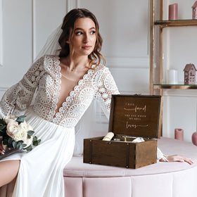 AW BRIDAL personalization options with free engraving create a unique, thoughtful gift for couples