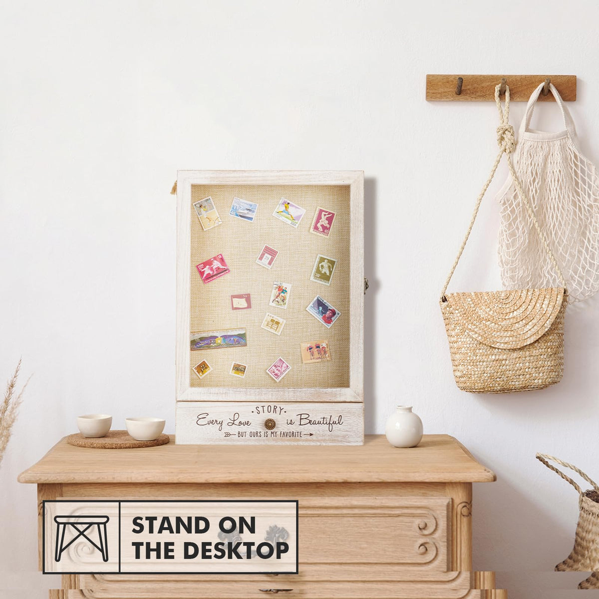 AW BRIDAL memory box drawer keeps accessories neatly stored and accessible.