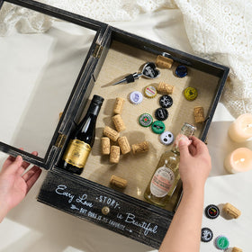 AW BRIDAL shadow box wall mounting option for living room display