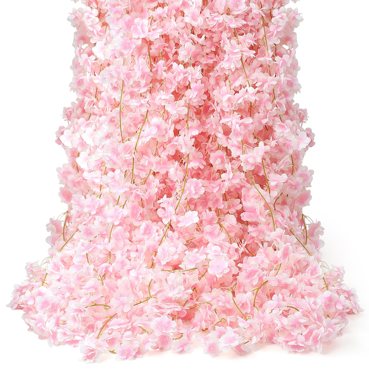 AWARDSEN cherry blossom vine 6-strip display ready for spring decor