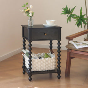 AWASEN Black Nightstand packaging ensures safe delivery.
