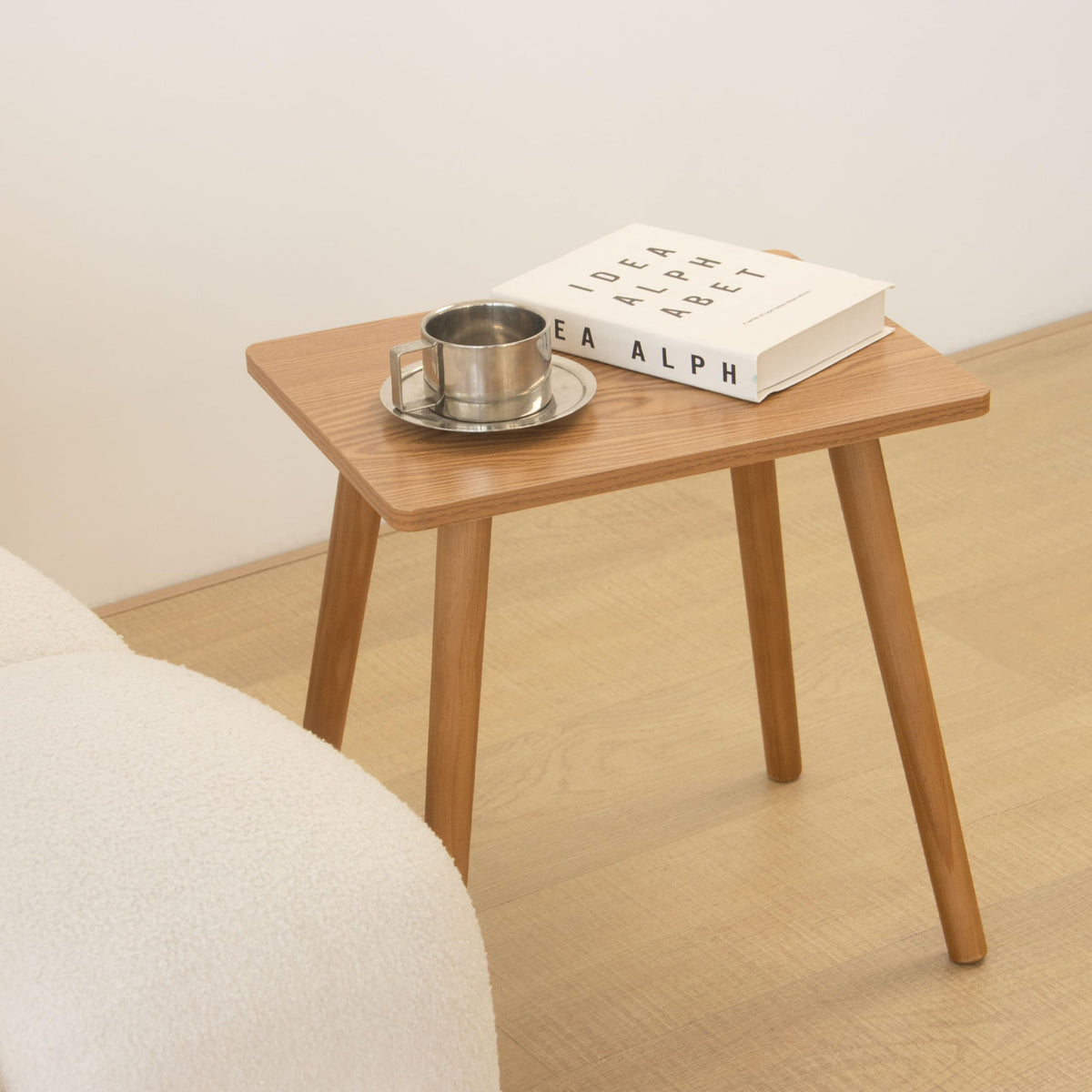 AWASEN living room compact end table fitting neatly in a tight space