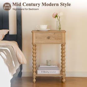 AWASEN multifunction side table suitable for bedroom, living room, or office