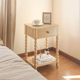 AWASEN end table placed in a living room setup.