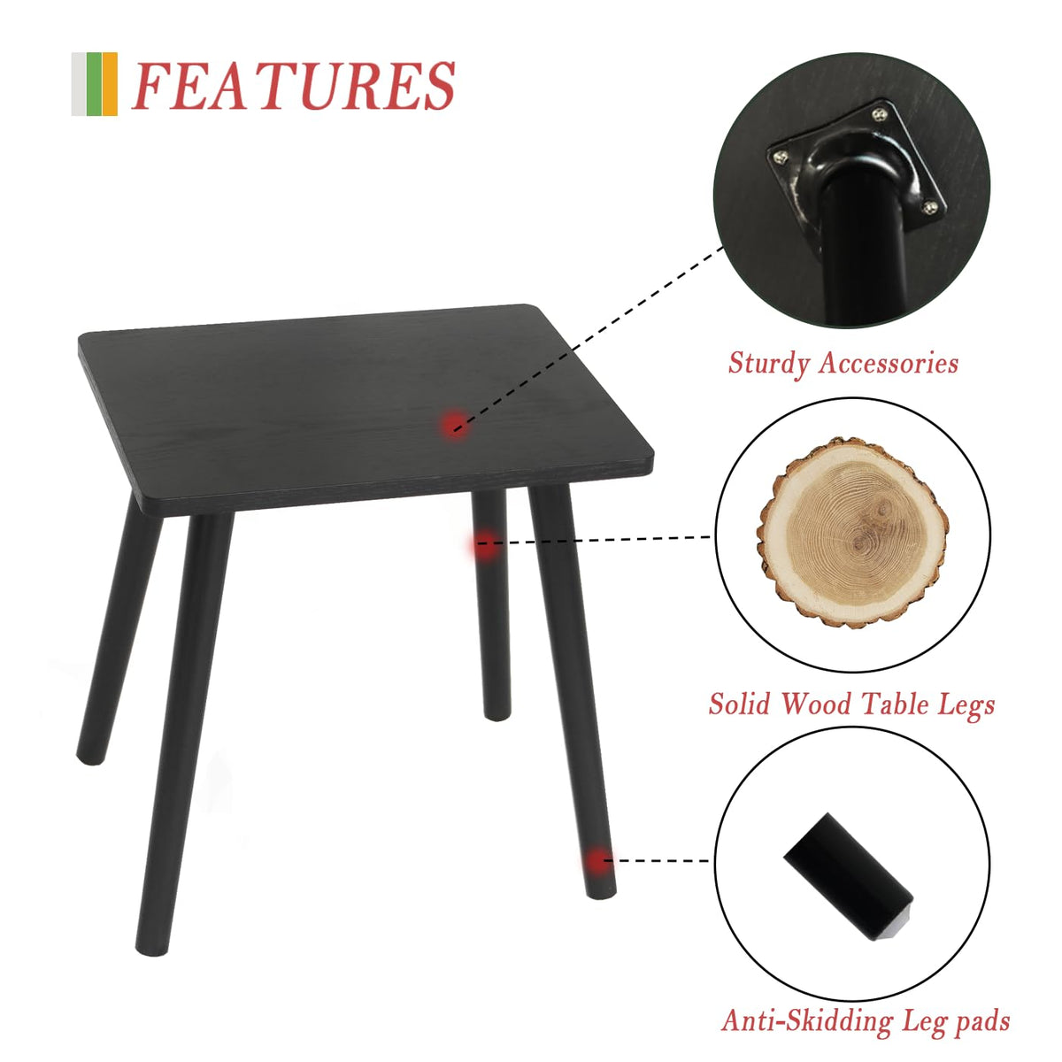 AWASEN side table shows tool-free assembly for quick setup
