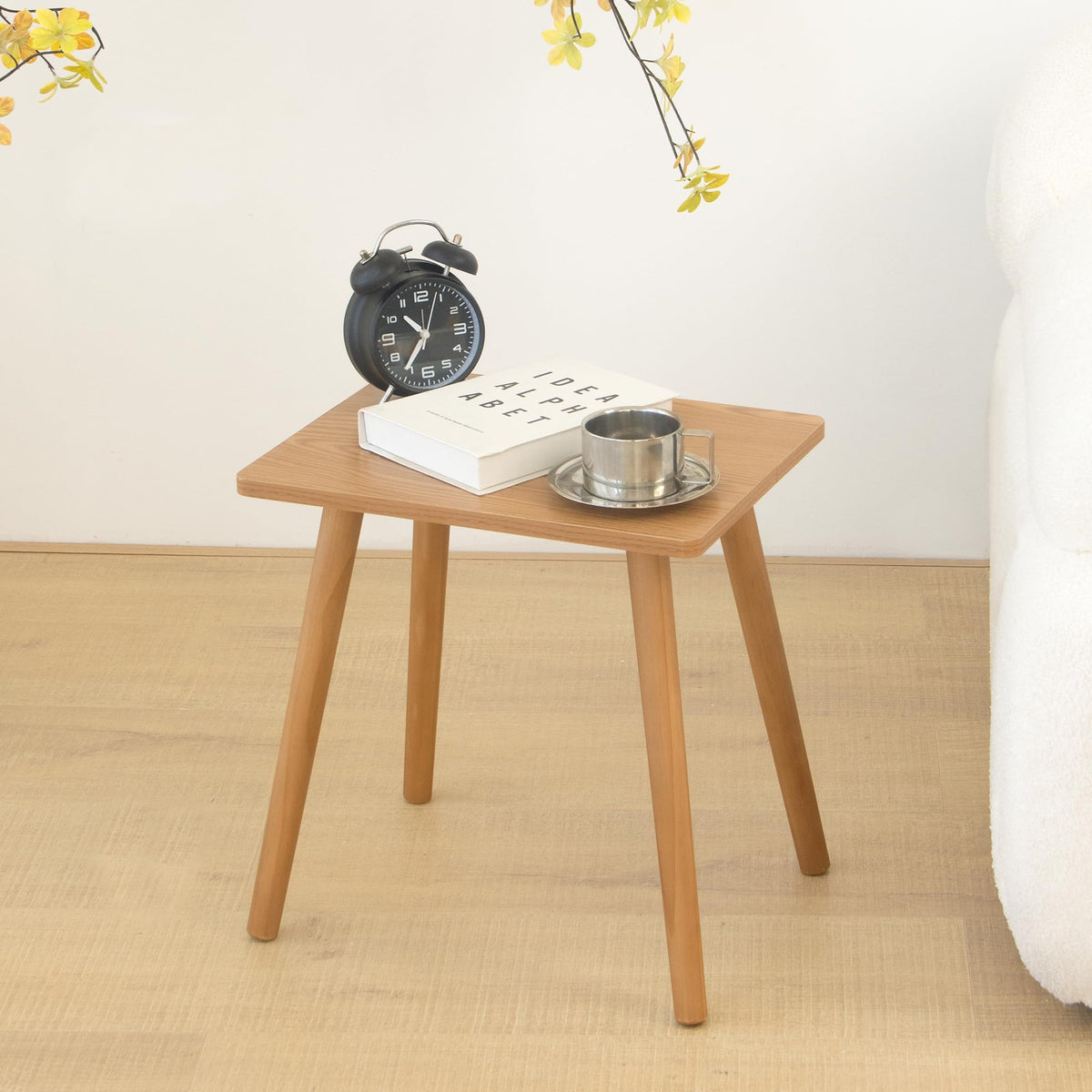 AWASEN small nightstand in a bedroom ready for essentials nearby