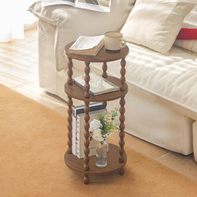 AWASEN living room placement scene highlights versatile end table for sofa side.