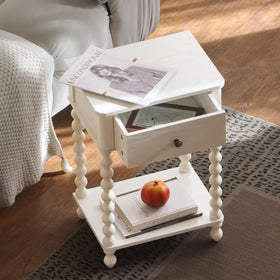 AWASEN nightstand open shelf for decor or books