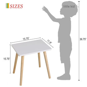 AWASEN compact white end table blending modern decor in small spaces