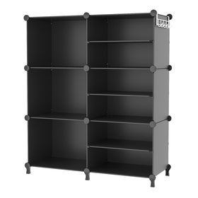 AWTATOS 6-cube closet assembly showing modular configuration for flexible storage