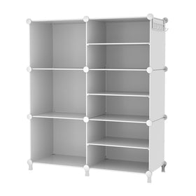 AWTATOS 6-cube closet organizer assembly shows quick, tool-free setup.