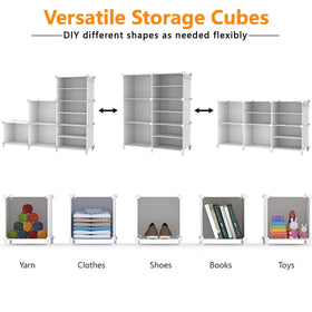 AWTATOS 6-cube materials mix plastic panels with metal frame.