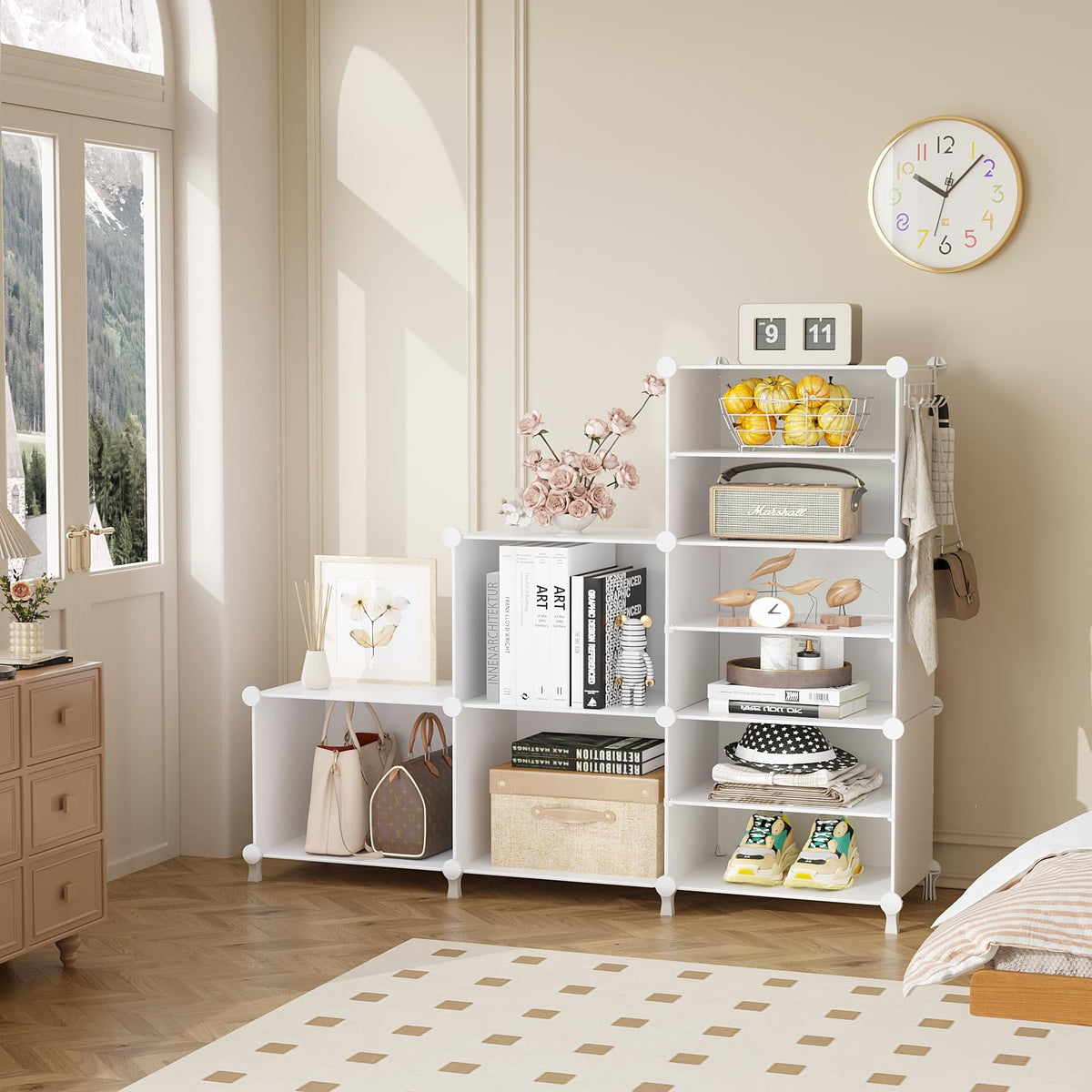 AWTATOS 6-cube units highlight stable ABS connectors for durable storage.
