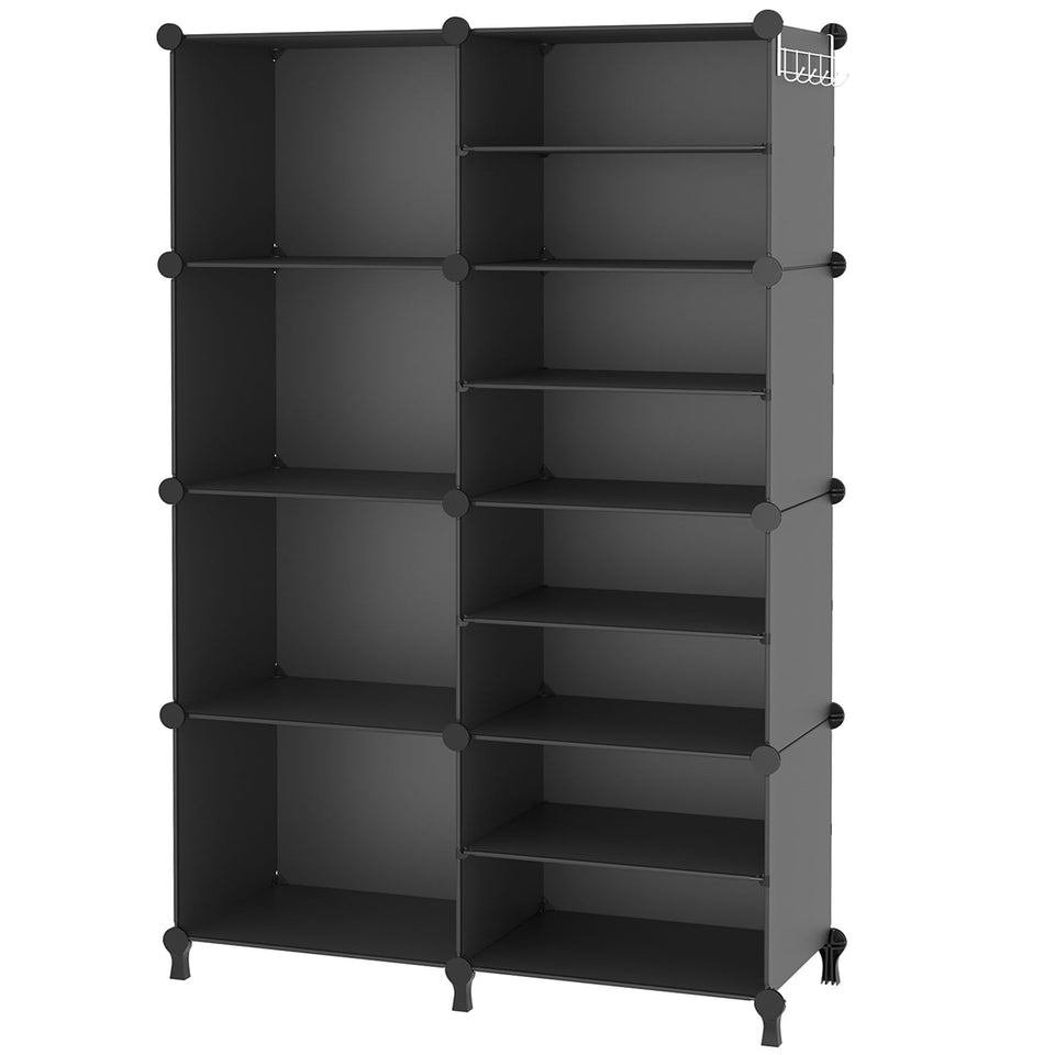 AWTATOS 8-cube closet organizer setup for space-saving storage