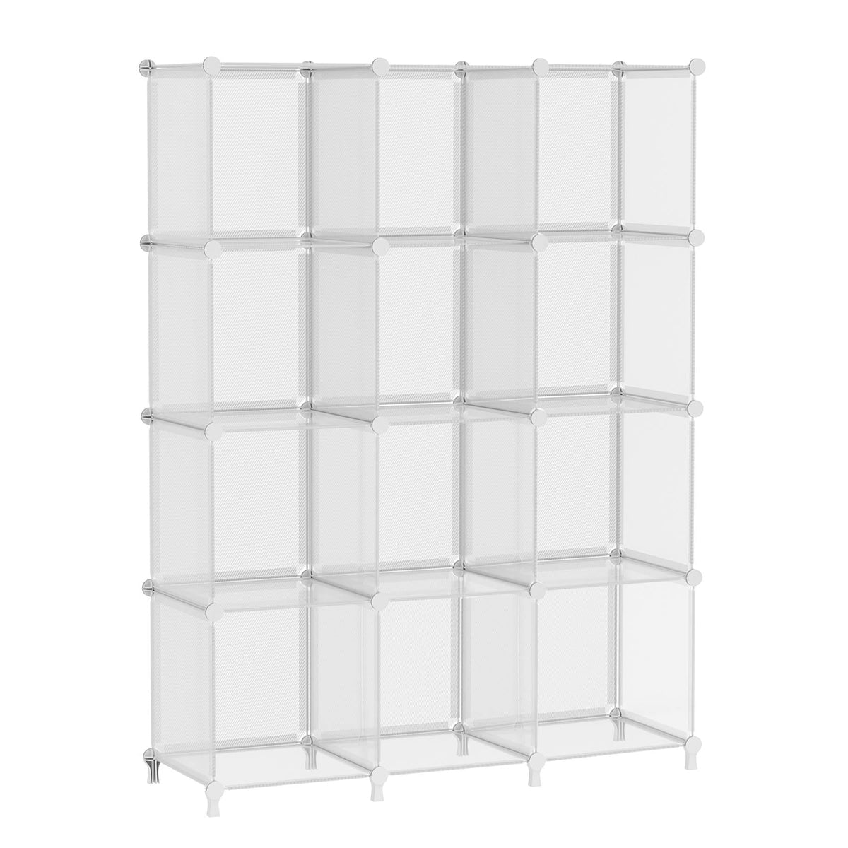 AWTATOS Cube Storage Assembly Step 1 demonstrates modular panels for fast DIY setup.