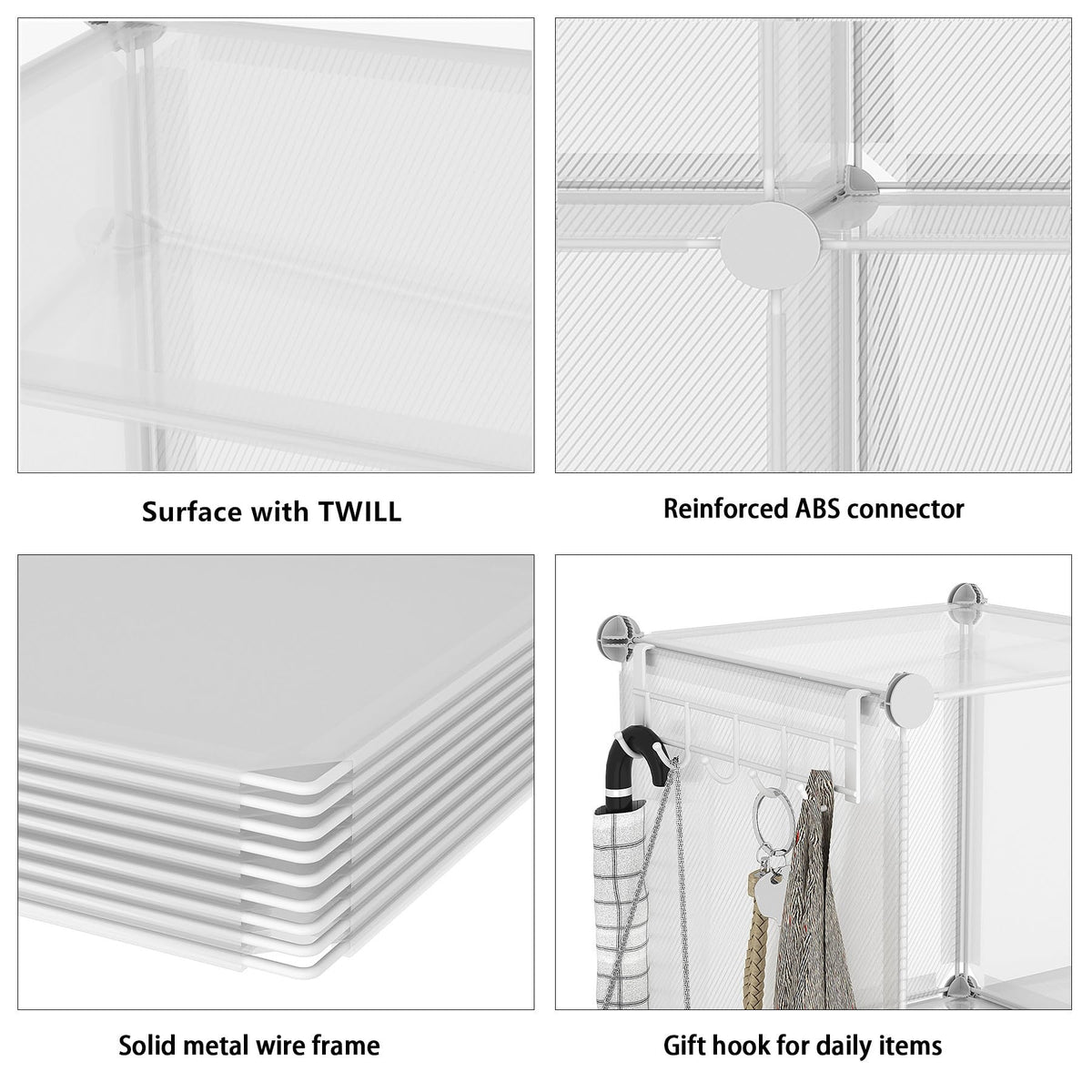 AWTATOS cube storage dimensions show 11.8 inch cube blocks
