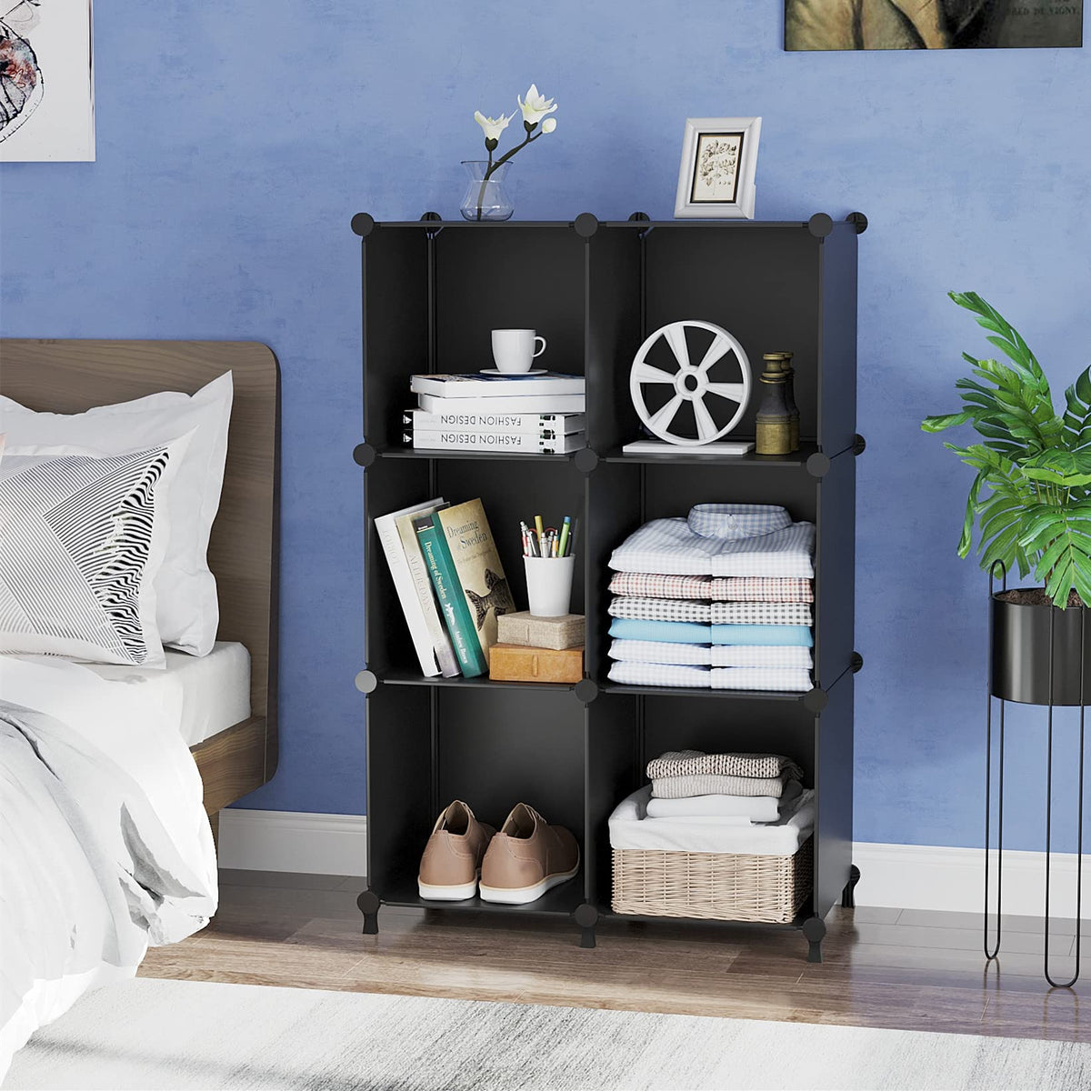 AWTATOS Cube Storage Interlocking Connectors secure panels for lasting stability.