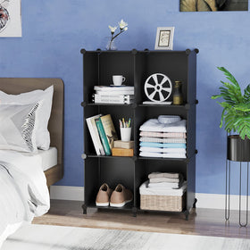 AWTATOS Cube Storage Interlocking Connectors secure panels for lasting stability.