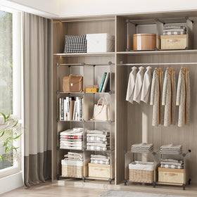 AWTATOS cube storage transparent panel detail and clear visibility