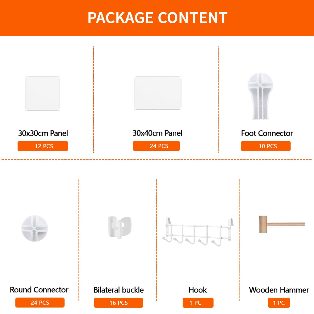 AWTATOS easy-setup illustration shows tool-free assembly under 30 minutes.
