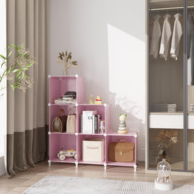 AWTATOS Portable Closet demonstrates easy-to-move shelves for flexible spaces.