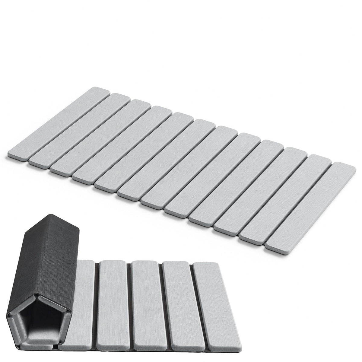 AWW Foldable Stone Bath Mat quick-dry surface for fast moisture removal on hard floors