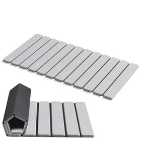 AWW Foldable Stone Bath Mat quick-dry surface for fast moisture removal on hard floors