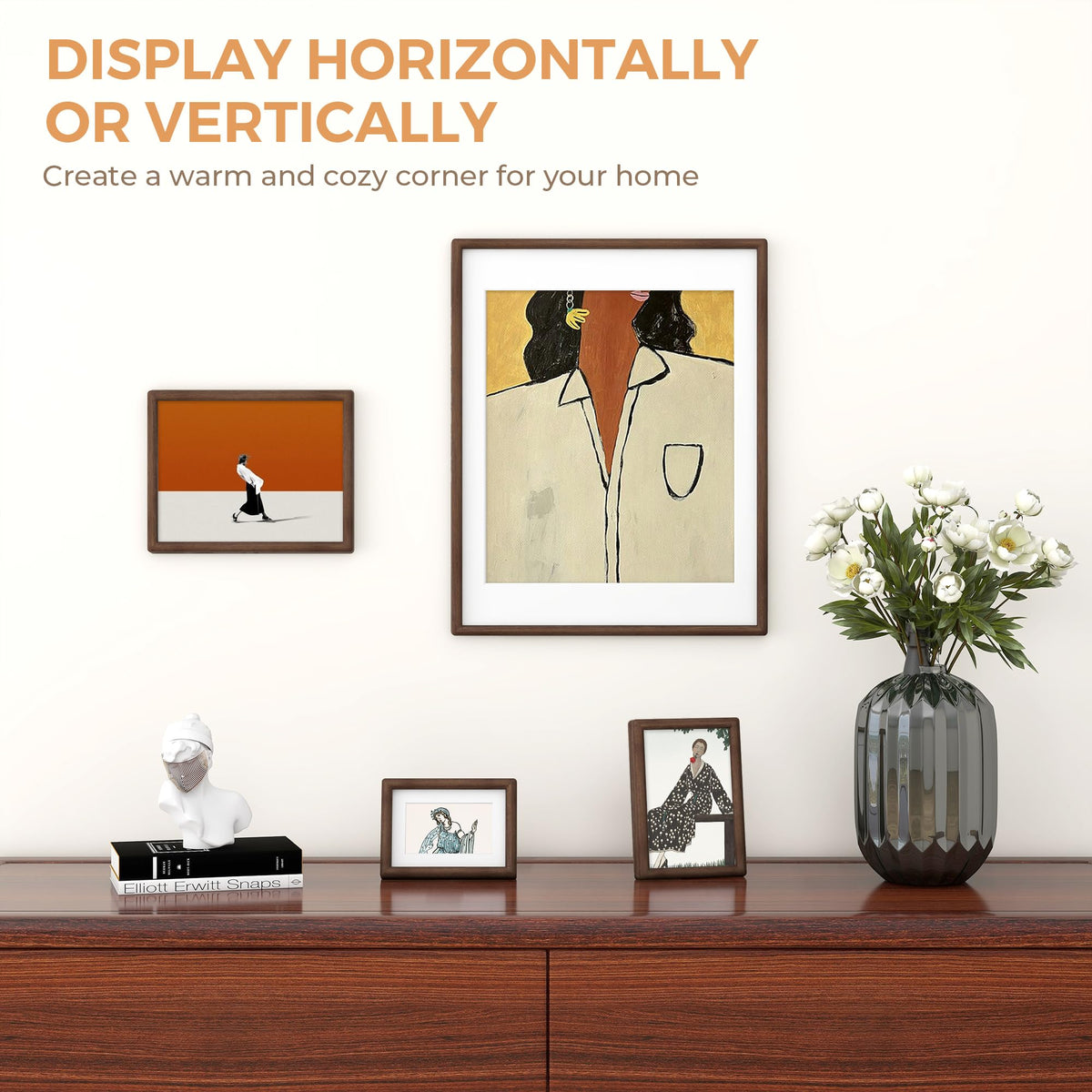 Axeman durable frame protects memories while adding elegance.