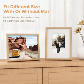 Axeman oak frame wall-mount hooks demonstrate versatile display options.