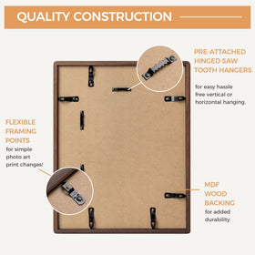 Axeman versatile frame fits various decor styles