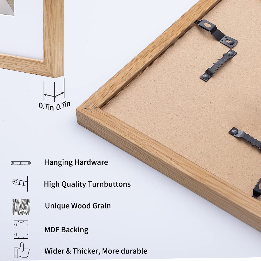 Axeman wall hooks being used for easy hanging on gallery walls.