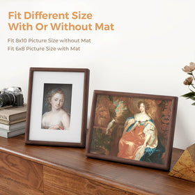 Axeman wall-mount and kickstand design enables flexible display.