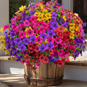 AXYLEX artificial greenery decor enhances outdoor spaces for entertaining