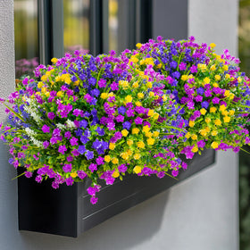 AXYLEX artificial greenery provides privacy on patios