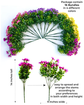 AXYLEX outdoor faux plants UV-resistant display resists fading in sun.
