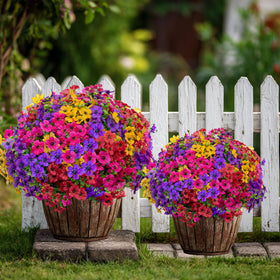 AXYLEX patio balcony fake plants elevate exterior aesthetics with easy maintenance