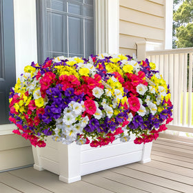 AXYLEX porch garden faux flowers transform small spaces quickly.
