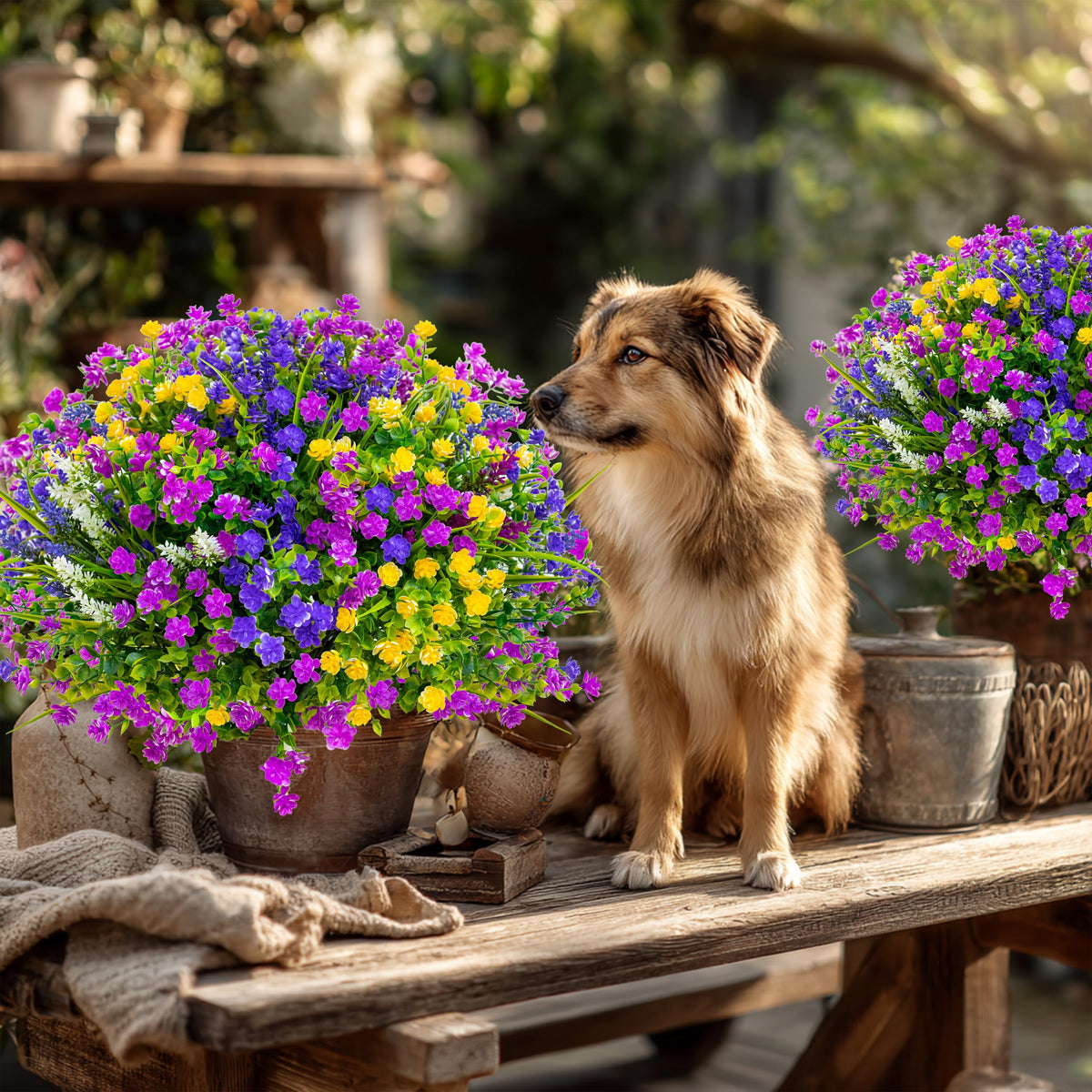 AXYLEX ready-to-place outdoor decor for balcony and porch