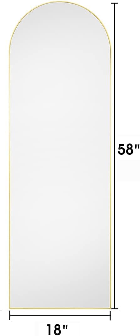 AyeWish arch top mirror can be wall-mounted for space-saving, elegant wall decor