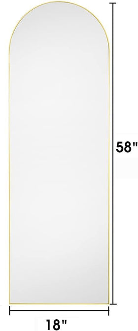 AyeWish arch top mirror can be wall-mounted for space-saving, elegant wall decor