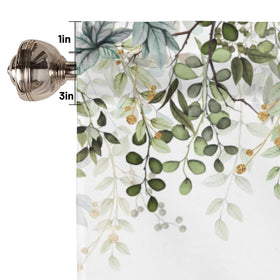 AYTTBIS light-filtering valance softens daylight in kitchen or bathroom