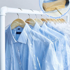 Large 35.4x23.6 inch bags fit dresses and suits neatly.