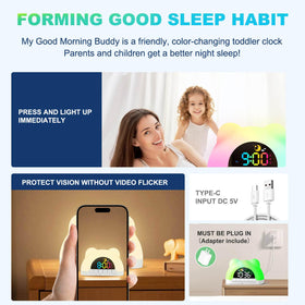 Azyh night mode with gentle brightness for restful evenings.